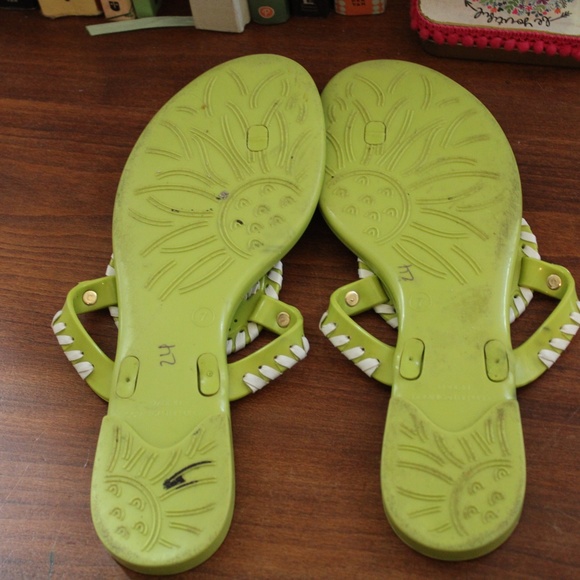 Women's Jack Roger's Georgica Jelly Flip Flops - Picture 7 of 7